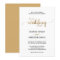 Simple Gold Calligraphy Wedding