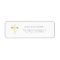Simple Gold Cross Christian Return Address
