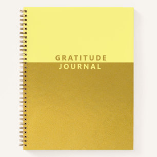 Simple Gold Foil Gratitude Journal