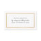 Simple Gold Frame wedding RSVP online card