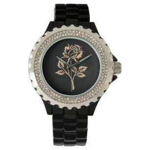 Simple Gold Rose Watch