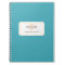 Simple grace orange teal blue inspiration journal