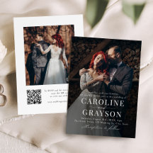 Simple Graceful Script Typography Photo Wedding