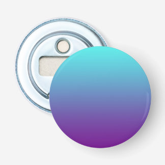 Simple Gradient Background Purple Turquoise Blue Bottle Opener