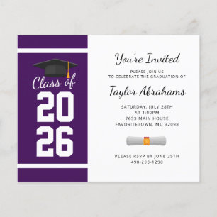 Simple Graduation 2026 Party Invitation