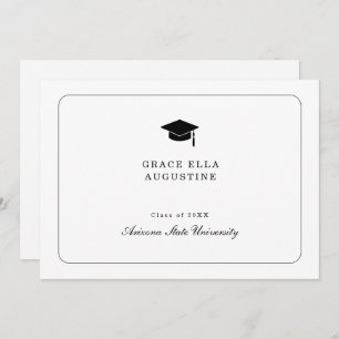 Simple Graduation Announcement