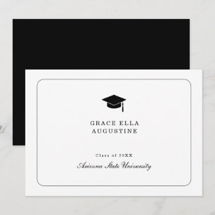 Simple Graduation Announcement