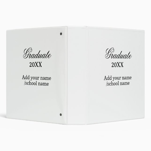 Simple graduation congratulations minimal add clas binder (Background)
