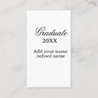 Simple graduation congratulations minimal add clas