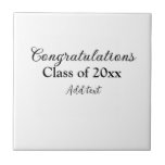 Simple graduation congratulations minimal add clas tile<br><div class="desc">Design</div>