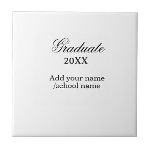 Simple graduation congratulations minimal add clas tile