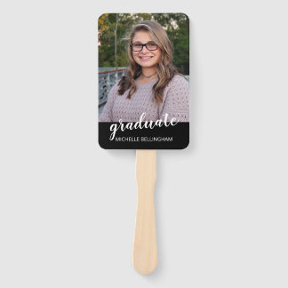 Simple Graduation Hand Fan Party Favour Modern Gra