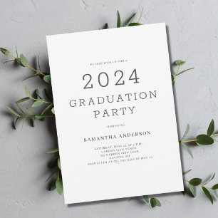 Simple Graduation Party Invitation