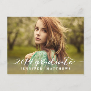 Simple   Graduation Party Invitation Postcard