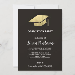 Simple Graduation Party Invitations