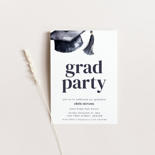 Simple Graduation Party Invite (Creator Uploaded)