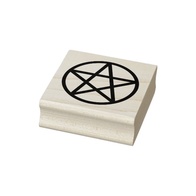 Simple Graphic Pentacle Rubber Stamp (Stamp)