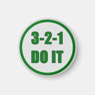 Simple Green Bold 3-2-1 DO IT Motivational Keychai Magnet