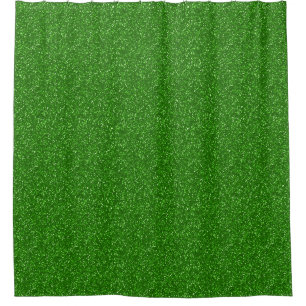 Simple Green Glitter & Sparkles Texture Print