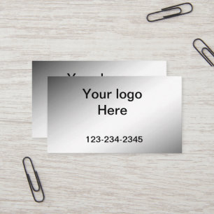 Simple green sparkle glitter add your logo number business card