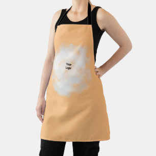 Simple green watercolor abstract add logo text min apron