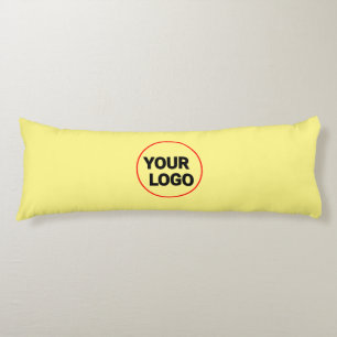 Simple green watercolor abstract add logo text min body pillow