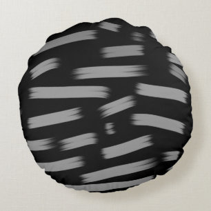 Simple green watercolor abstract add logo text min round pillow