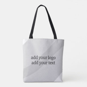 Simple green watercolor abstract add logo text min tote bag