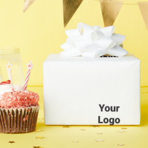 Simple green watercolor abstract add logo text min wrapping paper