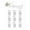 Simple Greenery Wedding Seating Chart