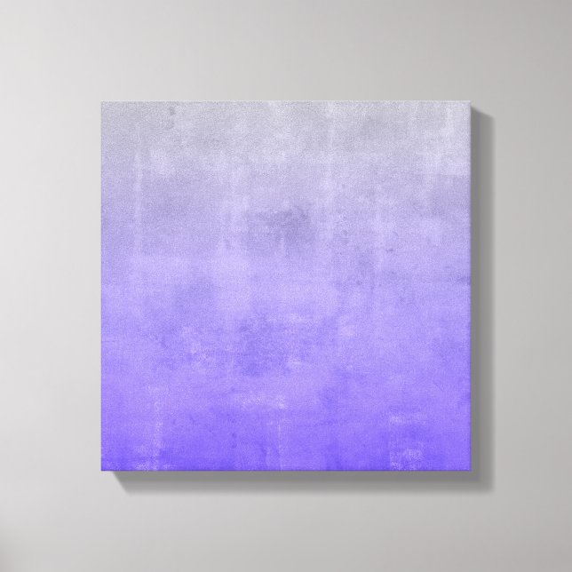 Simple Grey Blue rustic abstract Canvas Print (Front)