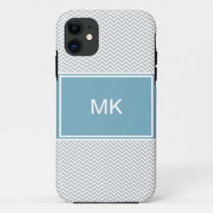 Simple Grey ZigZag iPhone 11 Case