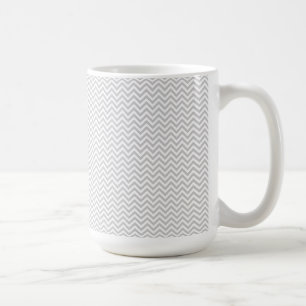 Simple Grey ZigZag Coffee Mug