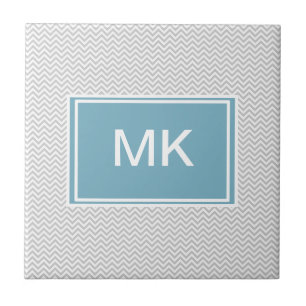 Simple Grey ZigZag Tile