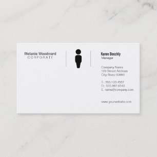 Simple Grid Business Card