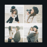 Simple Grid Of Four Personalized Photo Magnet<br><div class="desc">Photo gifts make the best gifts! Easily personalized with your text and/or photo(s) for a custom look. Designed by Berry Berry Sweet. View more designs at www.berryberrysweet.com</div>