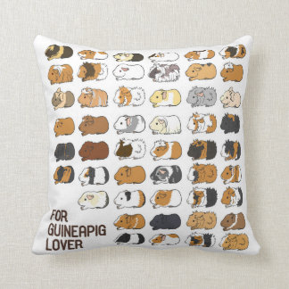 Simple Guinea Pig side Throw Pillow