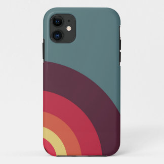 Simple Half Circle Rainbow iPhone case