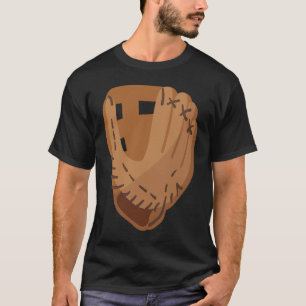 Simple Halloween costume idea softball baseball gl T-Shirt