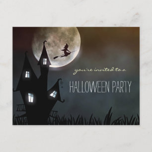 Simple Halloween Party Child or Adult Invitations