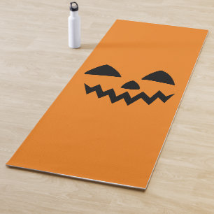 Simple Halloween Pumpkin face ghost scary Party Yoga Mat
