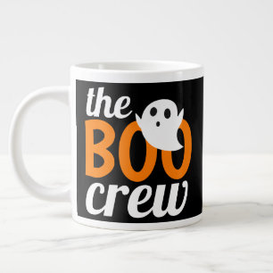 Simple Halloween The Boo Crew Spooky Ghost Large Coffee Mug