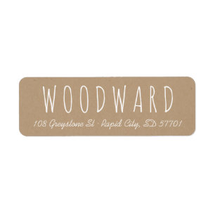 Simple Handletter Script Return Address Labels
