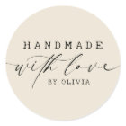 Simple Handmade with Love Script Business | ECRU