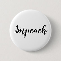 Simple Handwritten Script Calligraphy Impeach