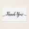 Simple Handwritten Script Calligraphy Thank You
