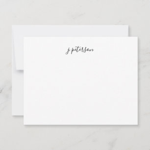 Simple Handwritten Script Name Card