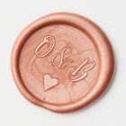 Simple Handwritten Script Wedding Initials