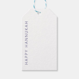 Simple Hannukah Gift Tags