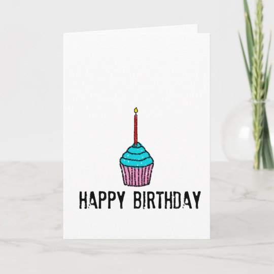 Simple Happy Birthday Greeting Card Zazzle Ca